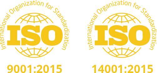 Certificaciones ISO 9001:2015 e ISO 14001:2015